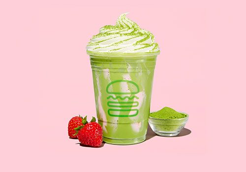Strawberry Yuzu Matcha Shake